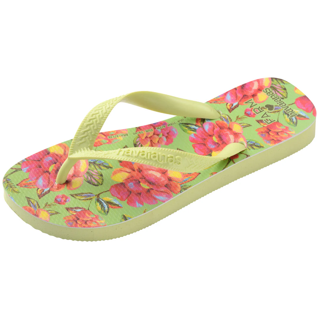 Chinelo Havaianas Farm Flor de Céu
