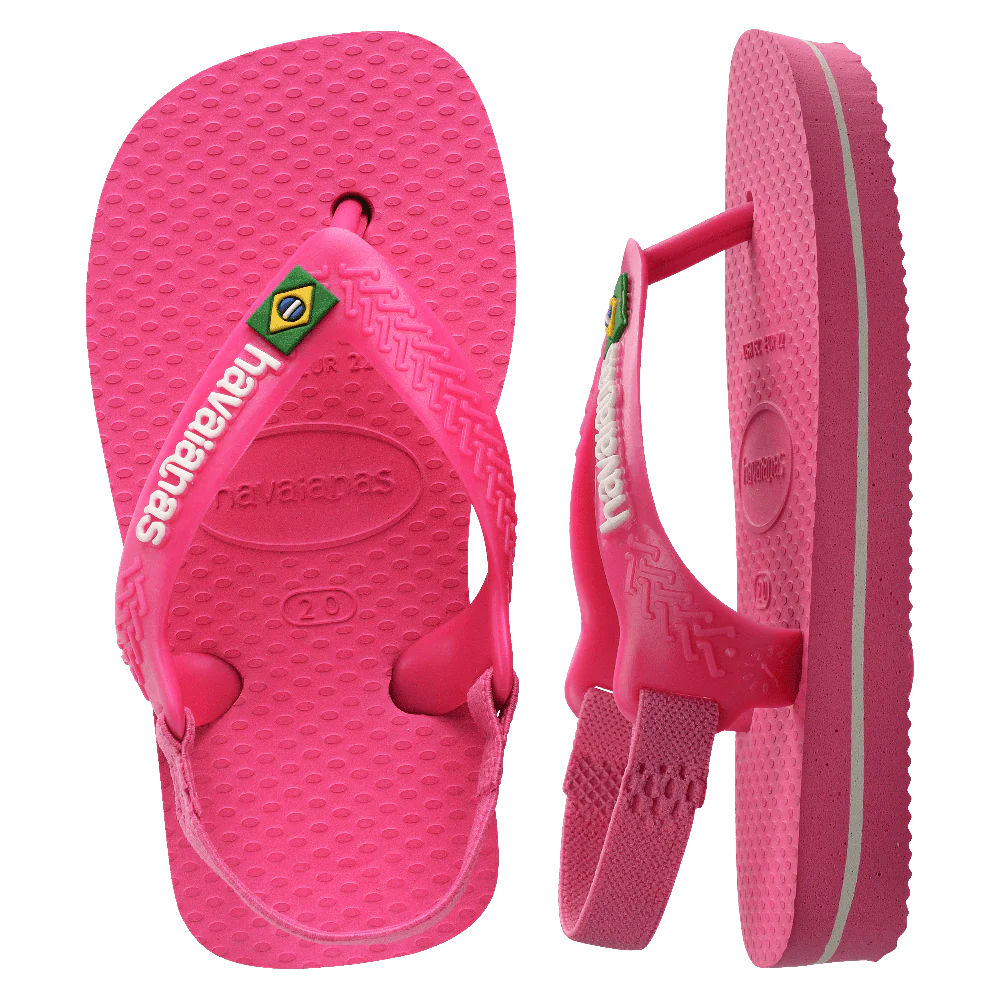 Chinelo Havaianas Baby Brasil Logo