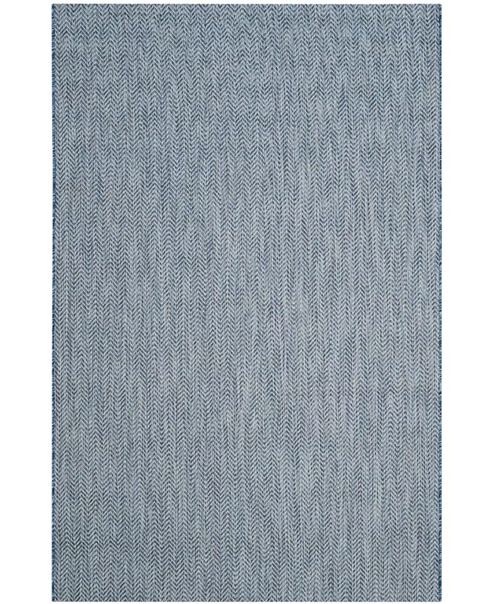 Safavieh Courtyard Navy and Gray 5'3
