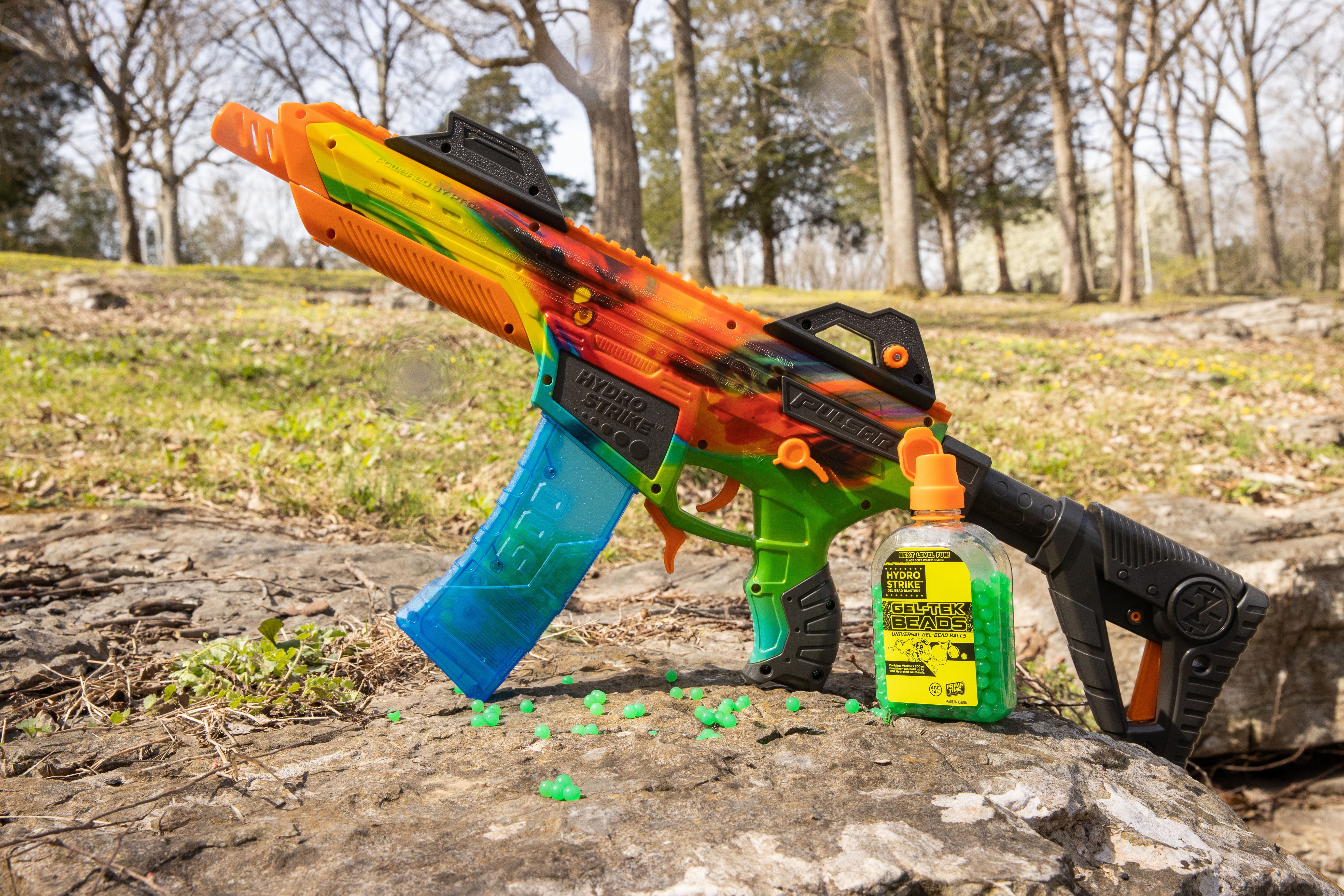 Hydro Strike Pulsar Pro Gel Blaster Water Bead Cartridge Outdoor Toy， Holds 500 Gel Water Beads