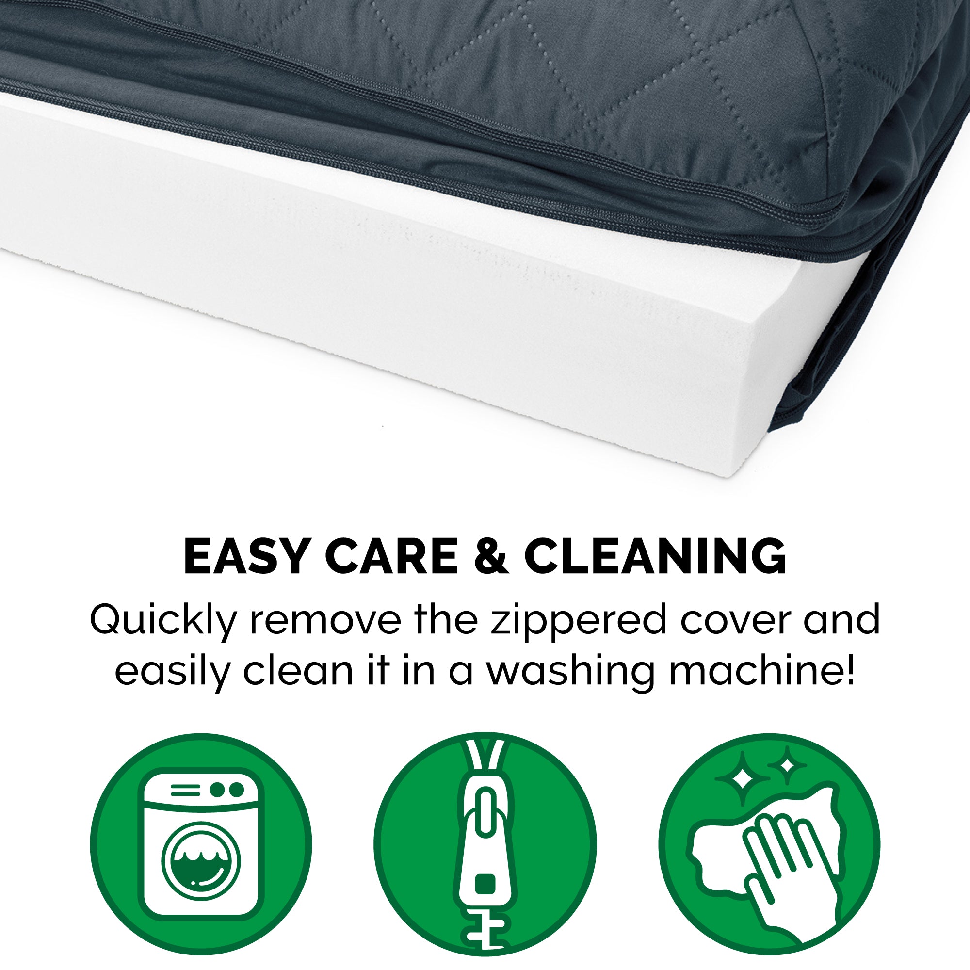 FurHaven | Orthopedic Quilted Sofa Pet Bed for Dogs and Cats， Iron Gray， Jumbo Plus