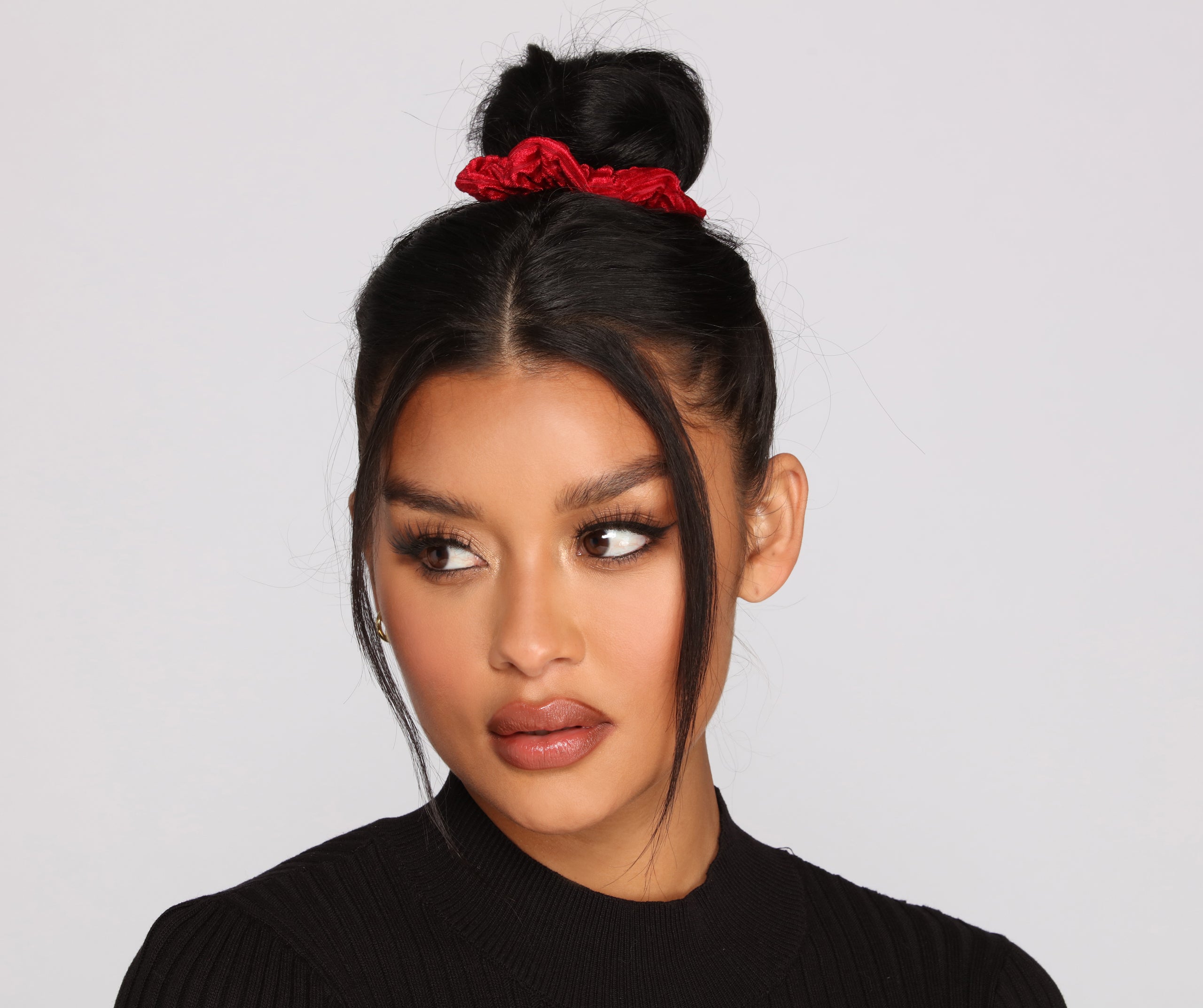 Velvet Chenille Scrunchie Six Pack