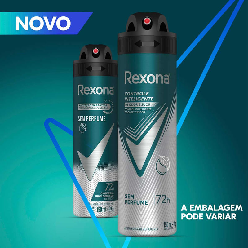 Desodorante Rexona Masculino Sem Perfume 150ml