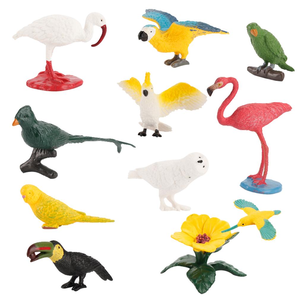 10pcs Toy Toys Toy Birds For Kids