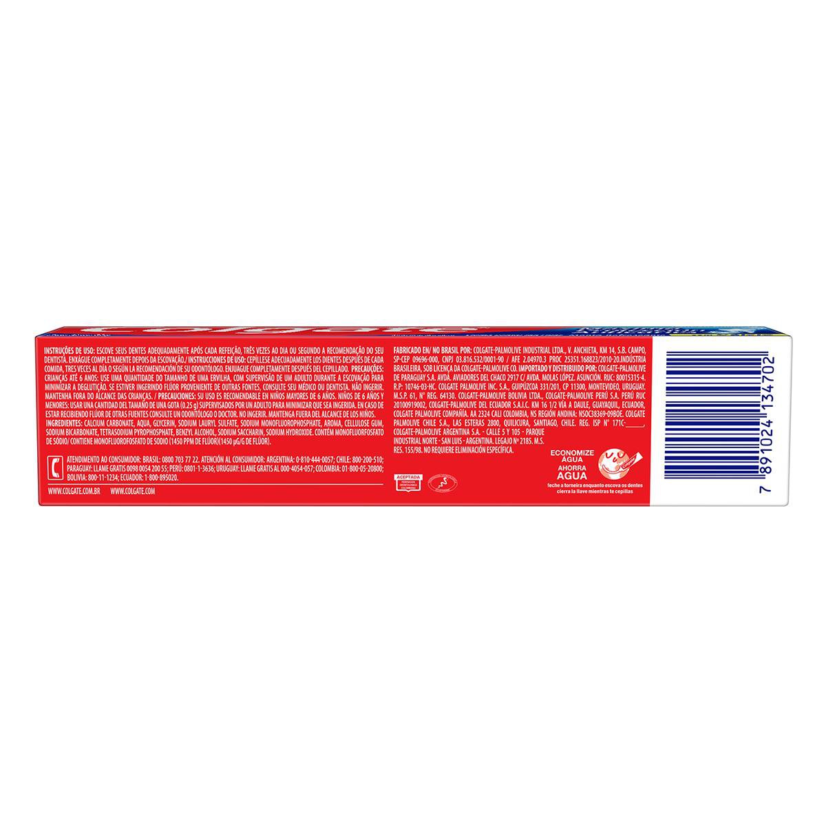 Creme Dental Colgate Maxima Protecao Anticaries Menta Refrescante 90g