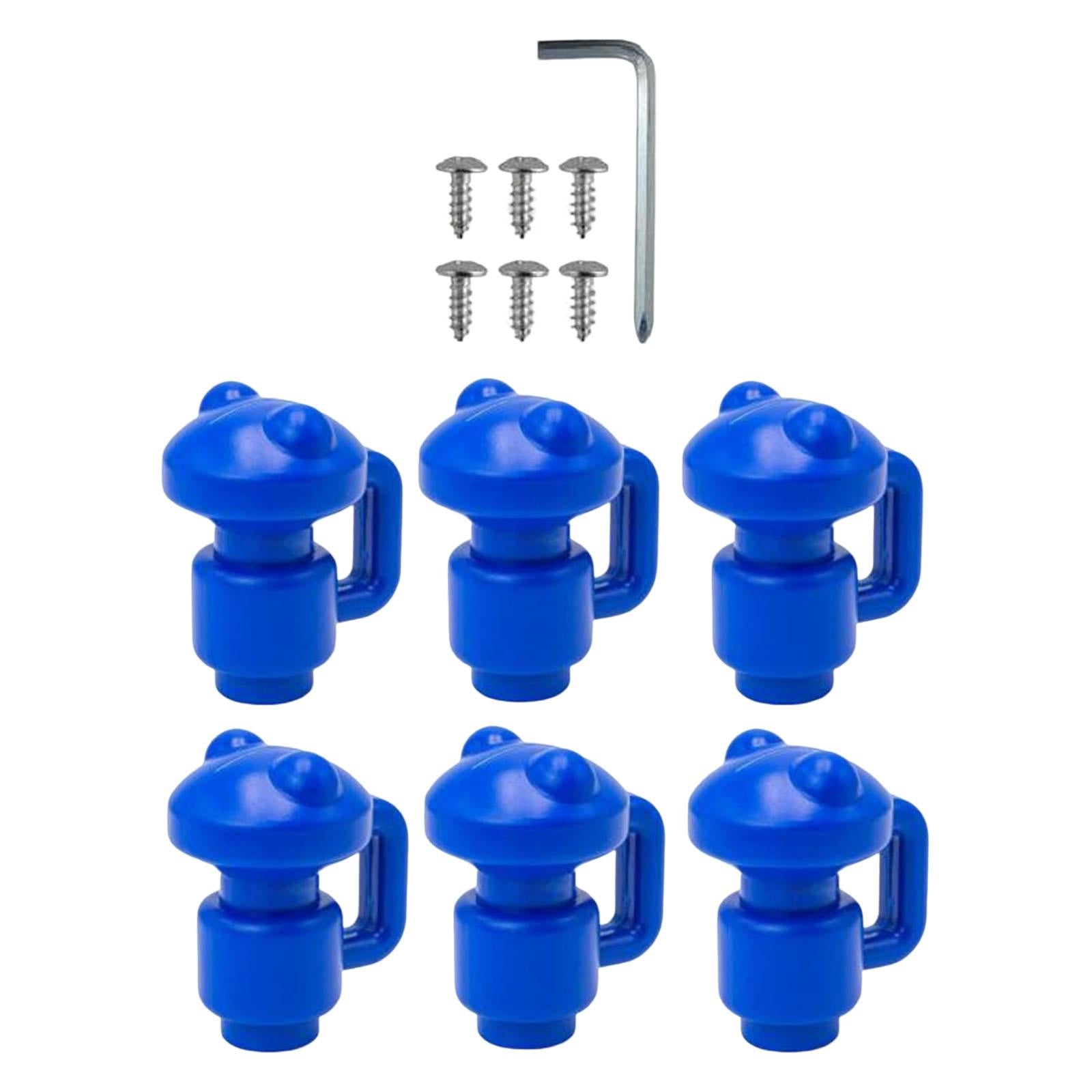 Portable Trampoline Enclosure Pole Cover Durable Replacement Accessories Blue