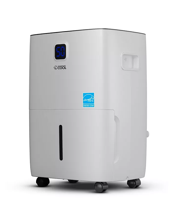 Commercial Cool Dehumidifier， 35 Pint，Portable Dehumidifier with Continuous Drainage 3000 Sq. Ft.