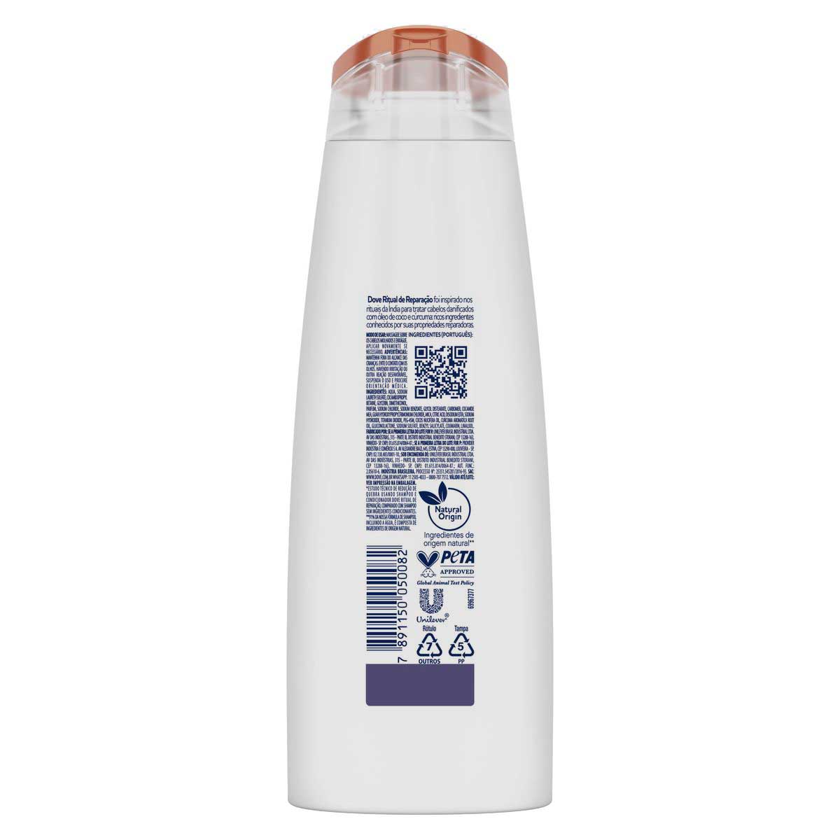 Shampoo Dove Ritual de Reparacao 400ml