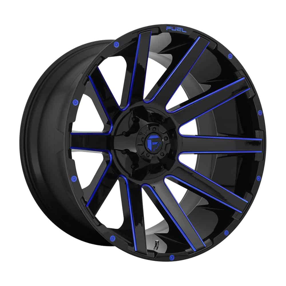 Fuel 1PC D644 CONTRA D644 20X10 8X170 GL-BLK-BTTC -18MM