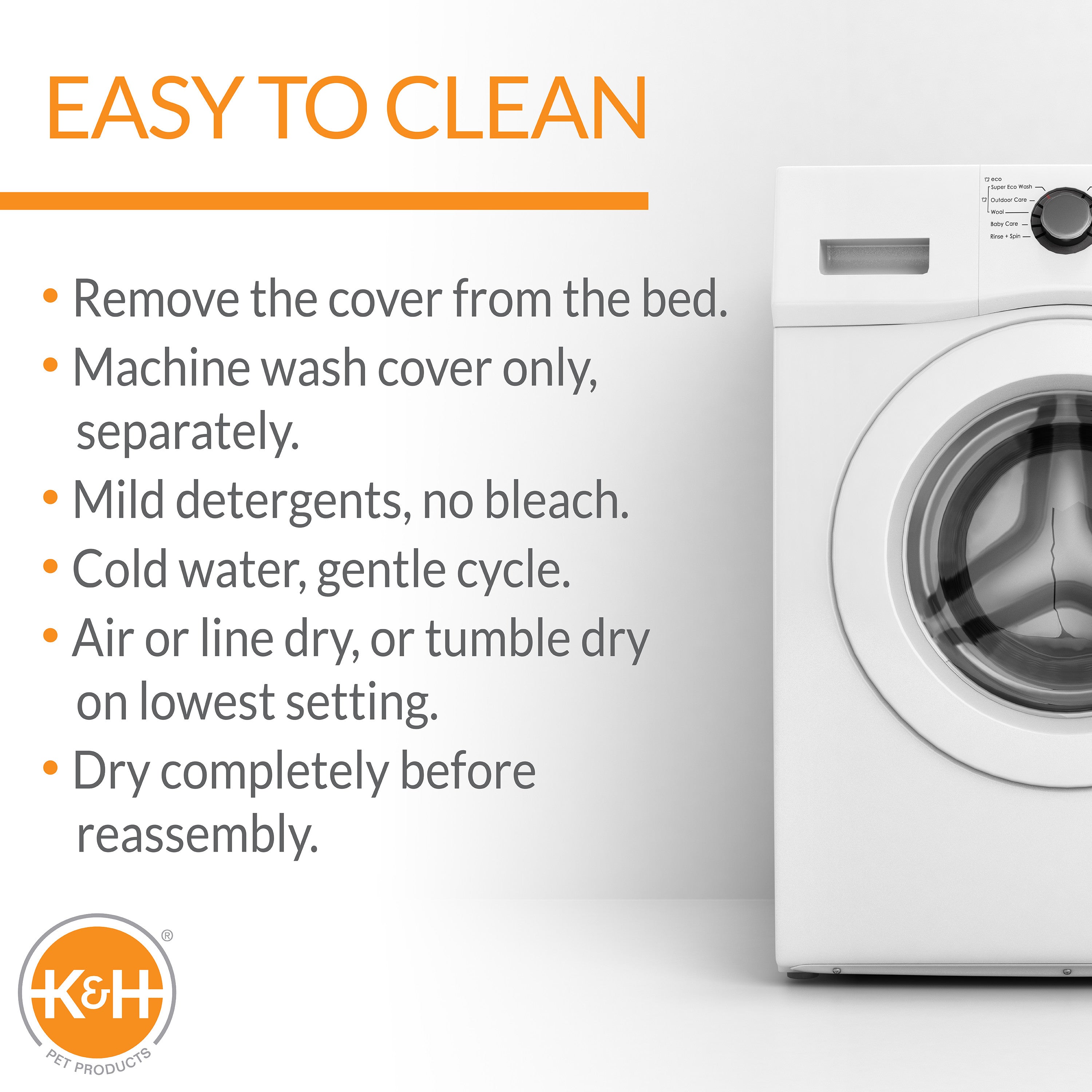 KandH Pet Products Thermo Plush Pad Indoor Heated Pet Bed Gray Medium 17.5 X 28 Inches