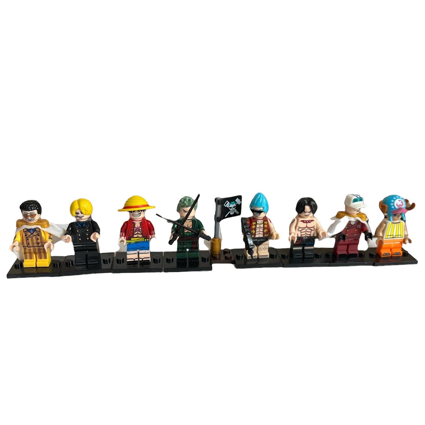 One Piece Mini Figure Set 8 Pieces