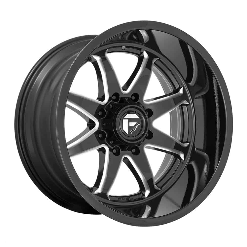 Fuel 1PC D749 HAMMER D749 22X12 5X5.0 GL-BLK-MIL -44MM