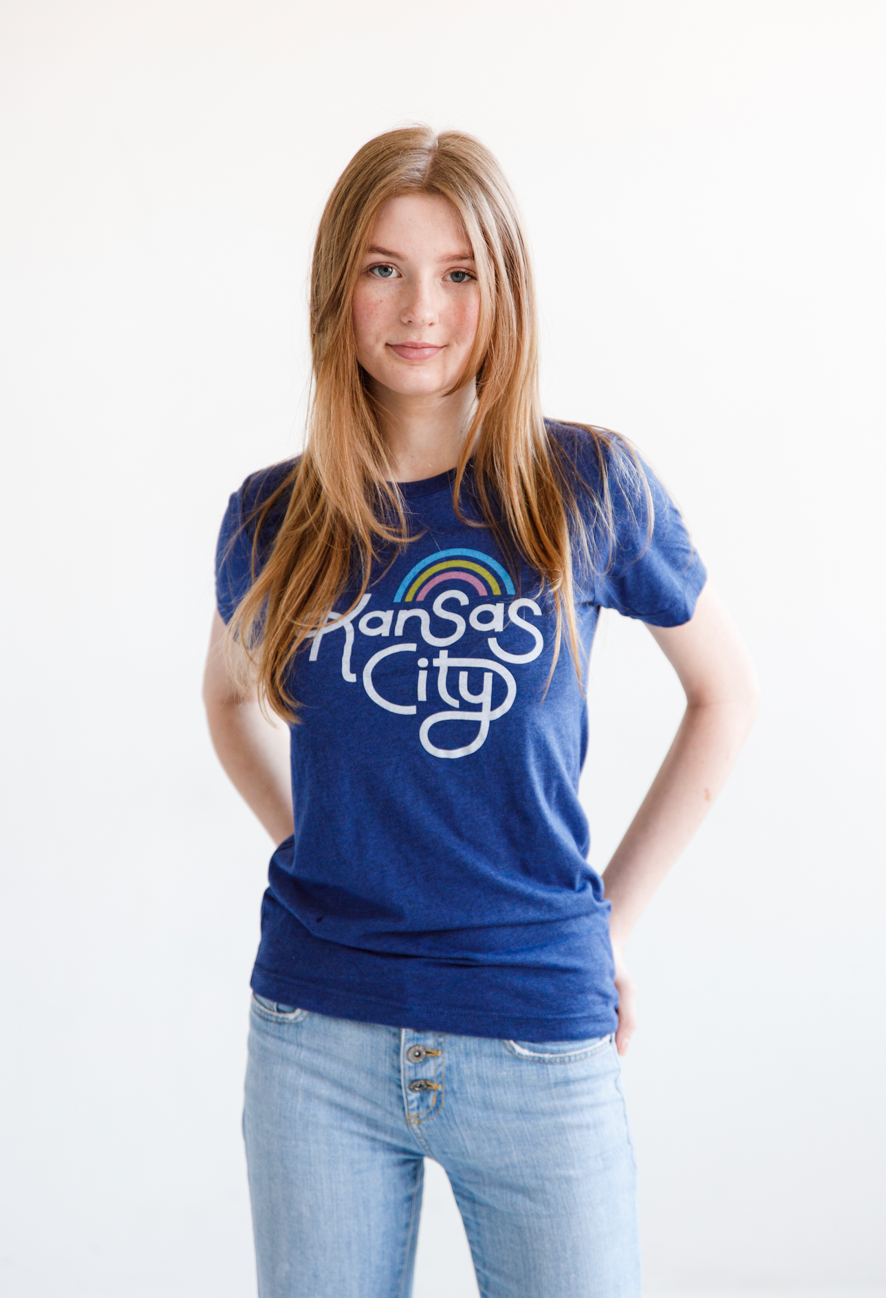 Retro Kansas City T-Shirt - Navy