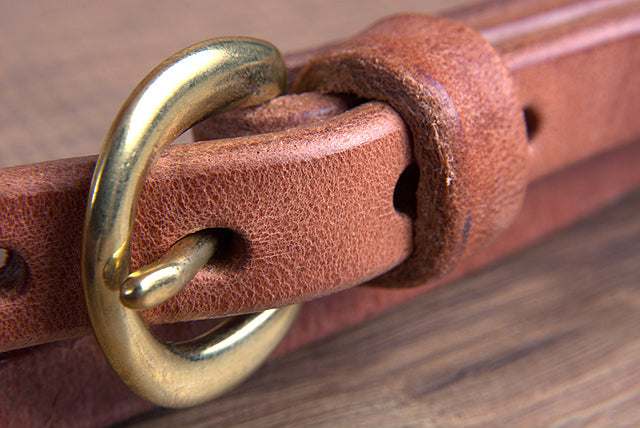 12HL 3/4' Hilason Hermann Oak Leather Quick Change Cheeks Horse Browband Headstall