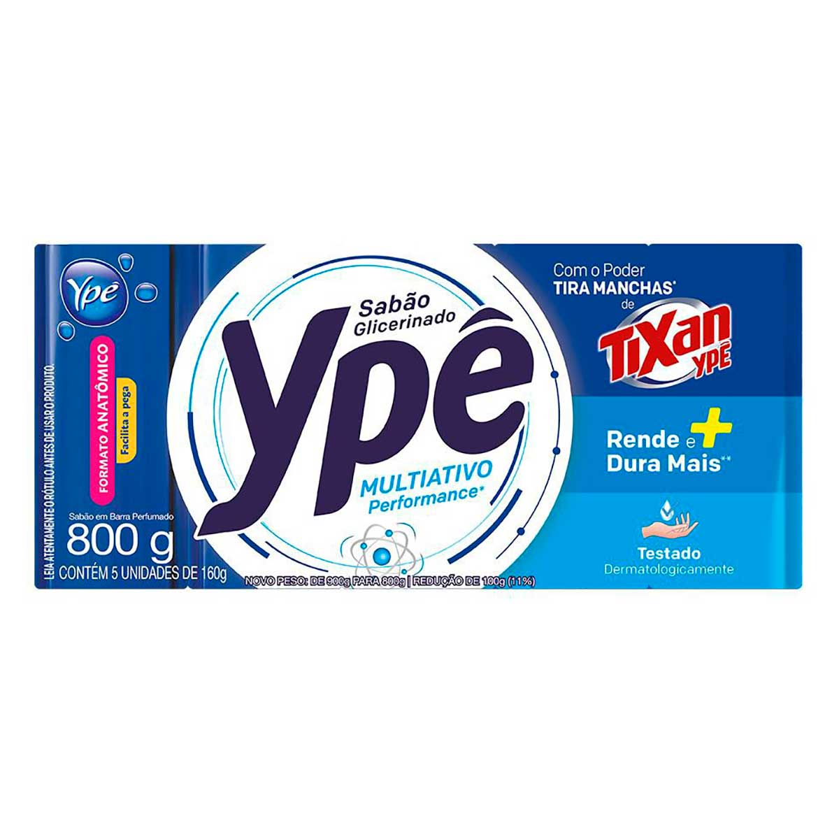 Sabao em Barra Ype Multiativo 800g