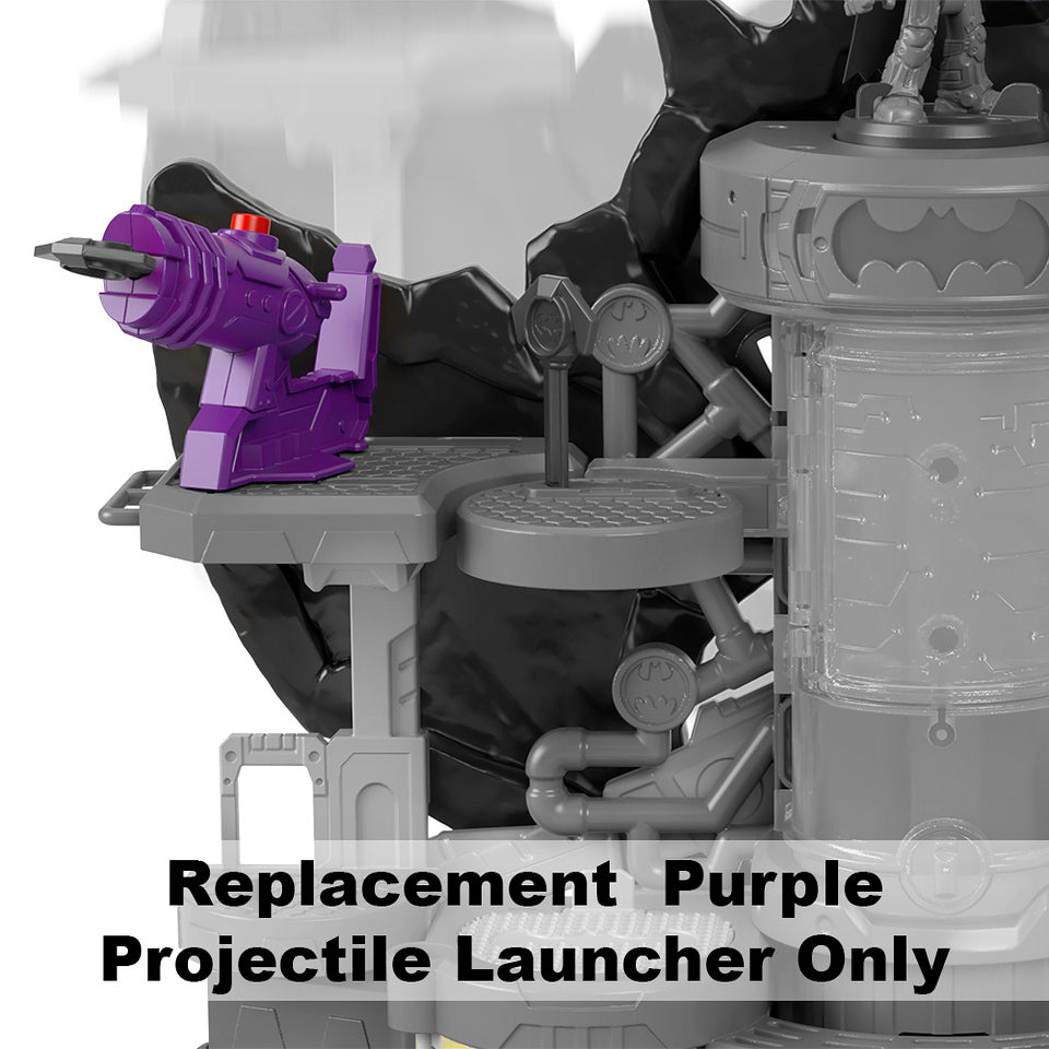 Replacement Part for Imaginext DC Super-Friends Bat-Tech Batcave - GYV24 ~ Replacement Purple Projectile Launcher