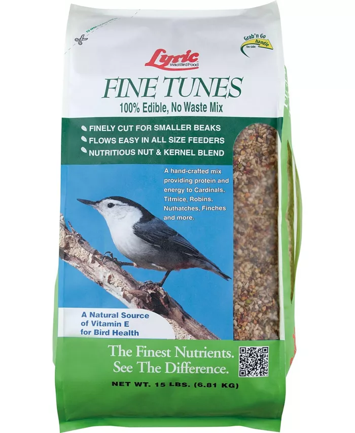 Lyric Bird Seed Fine Tunes No Waste Mix 15 Lb
