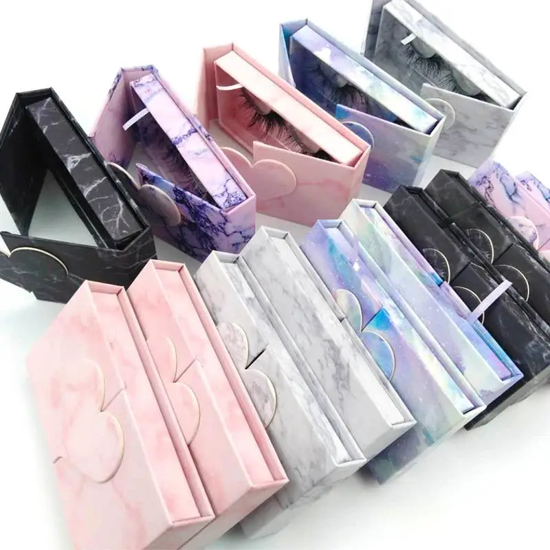 Book Heart False Eyelashes Box