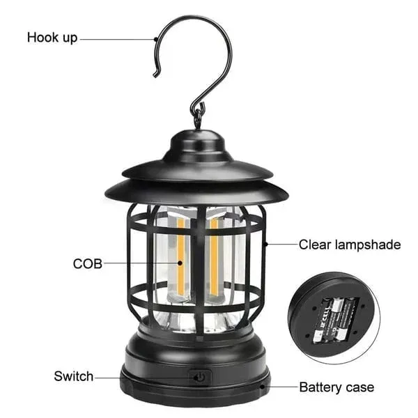 🔥2023 New Year's Promotion-Portable Retro Camping Lamp🔥🔥Buy 2