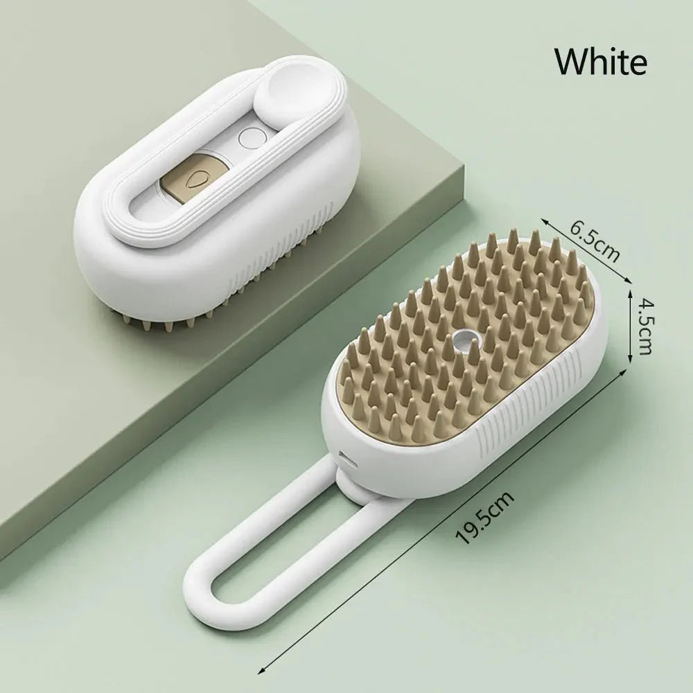 3-in-1 Pet Water Brush | Grooming, Massage & De-Shedding Tool for Dogs and Cats
