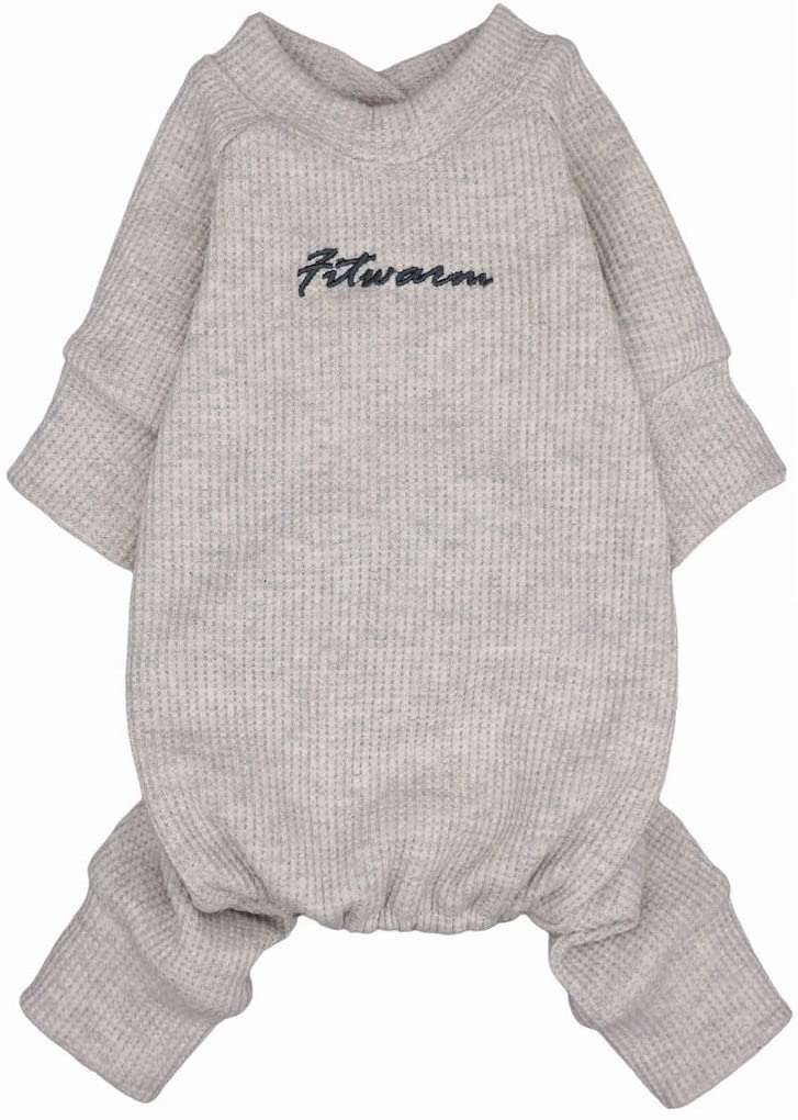 Fitwarm Turtleneck Knitted Dog Sweaters Winter Outfits Knitwear Pet Coats Cat Clothes Wine Large