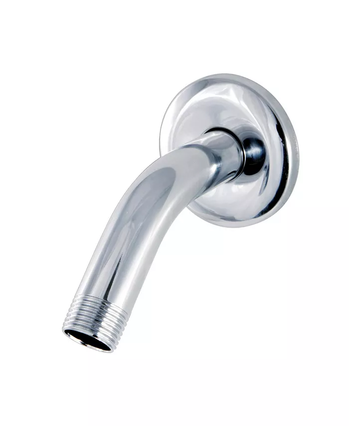 Kingston Brass 6-Inch Shower Arm with Flange in Polished Chrome