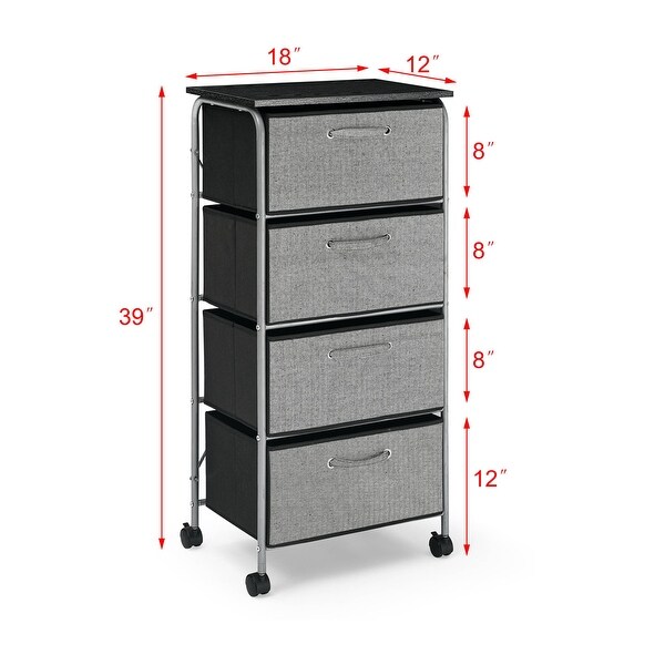 Fabric Dresser Storage Shelves - - 35180867