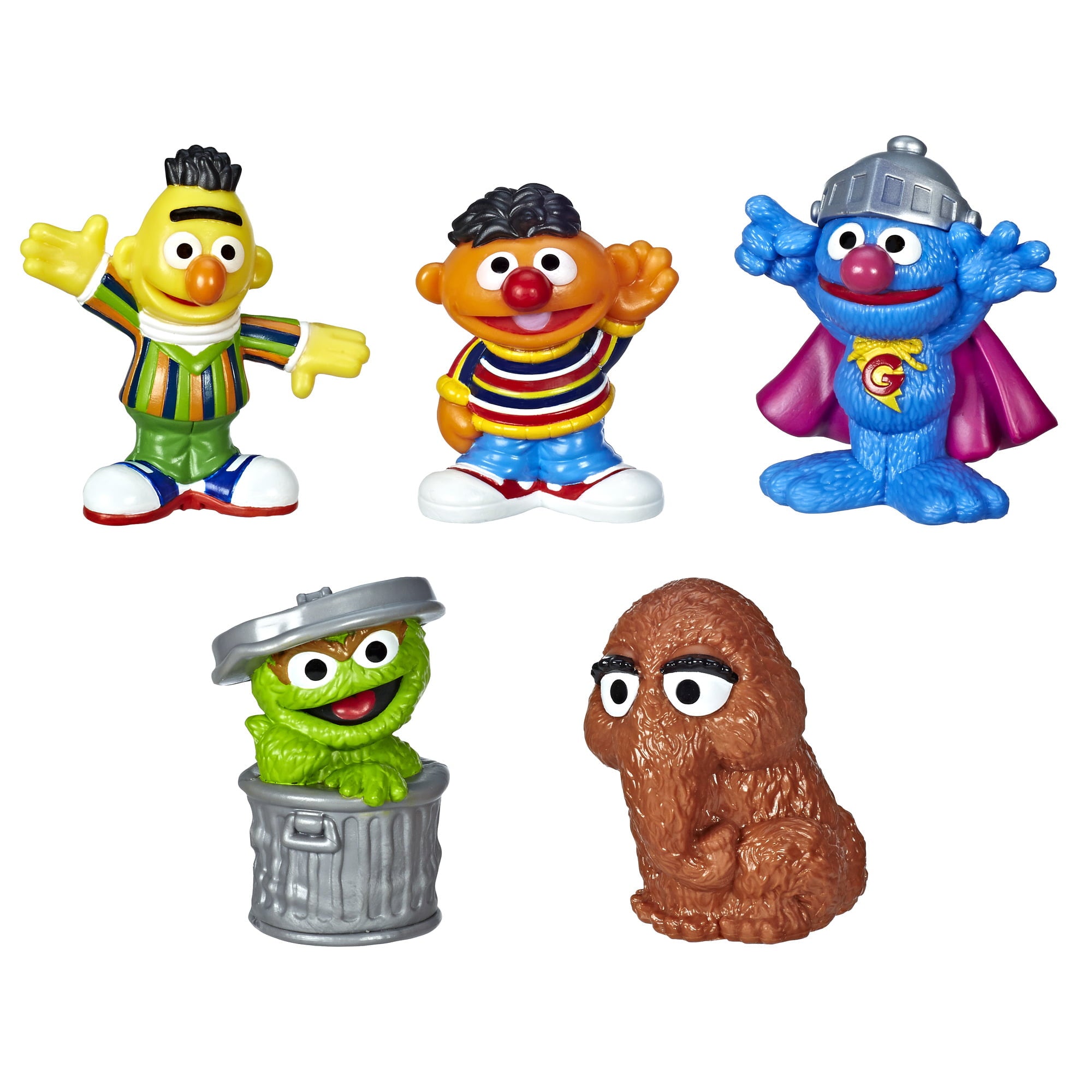 Sesame Street Neighborhood Friends， 5 Figures， 3-inches