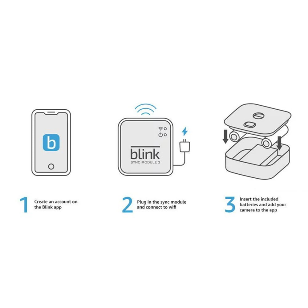 Blink Whole Home Security System Bundle 3 Outdoor Camera 1 Floodlight Mount 1 Indoor Add-on Camera 1 Video Doorbell