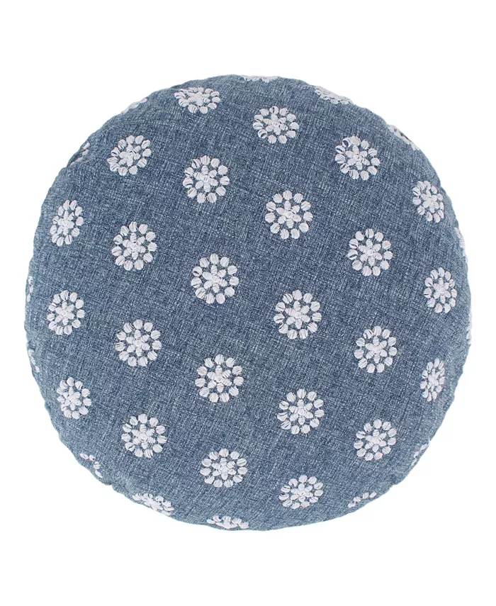 Levtex Home Wexford Embroidered Decorative Pillow， 16