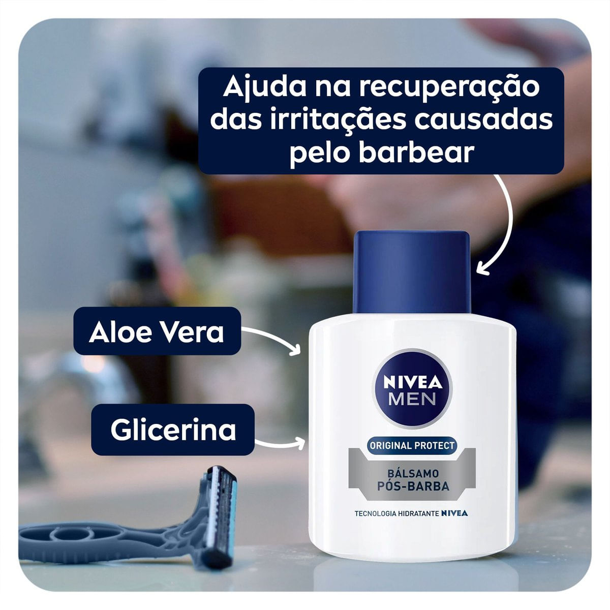 Balsamo Pos Barba Original NIVEA MEN Protect 100ml