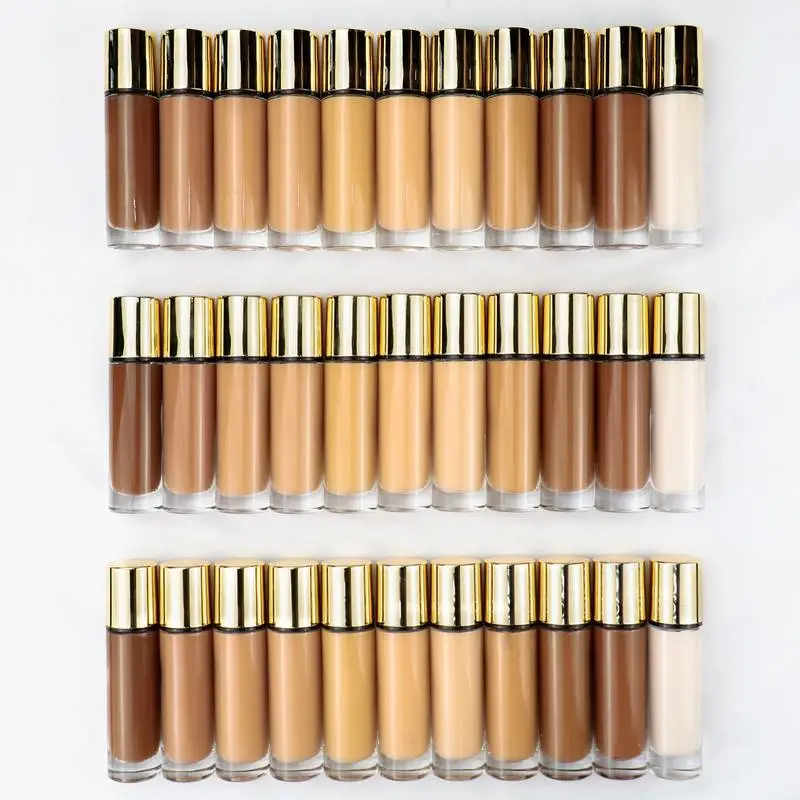 Custom Vegan Full Coverage Foundation Private Label Makeup Matte Foundation