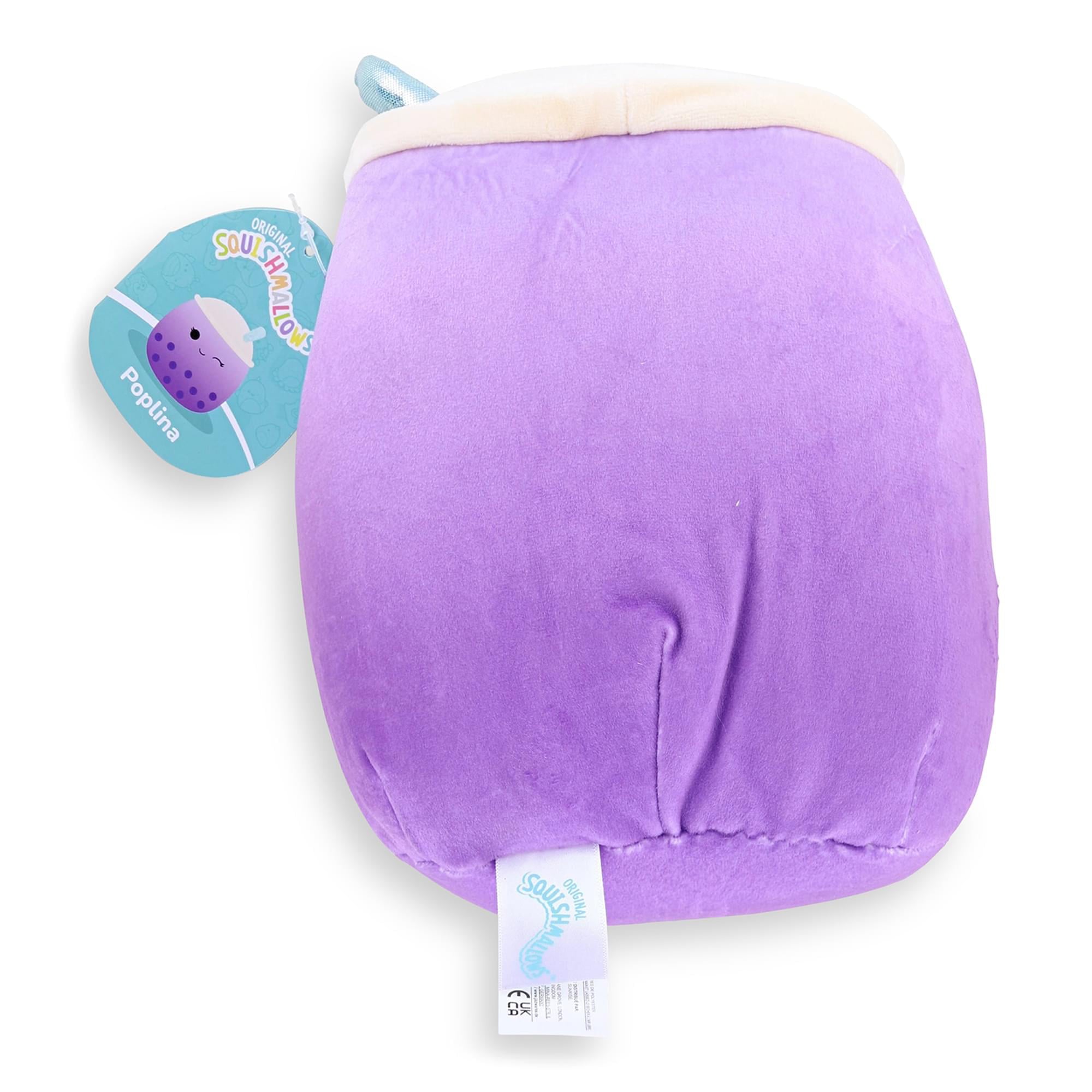Squishmallow 8 Inch Plush | Poplina the Purple Boba Drink