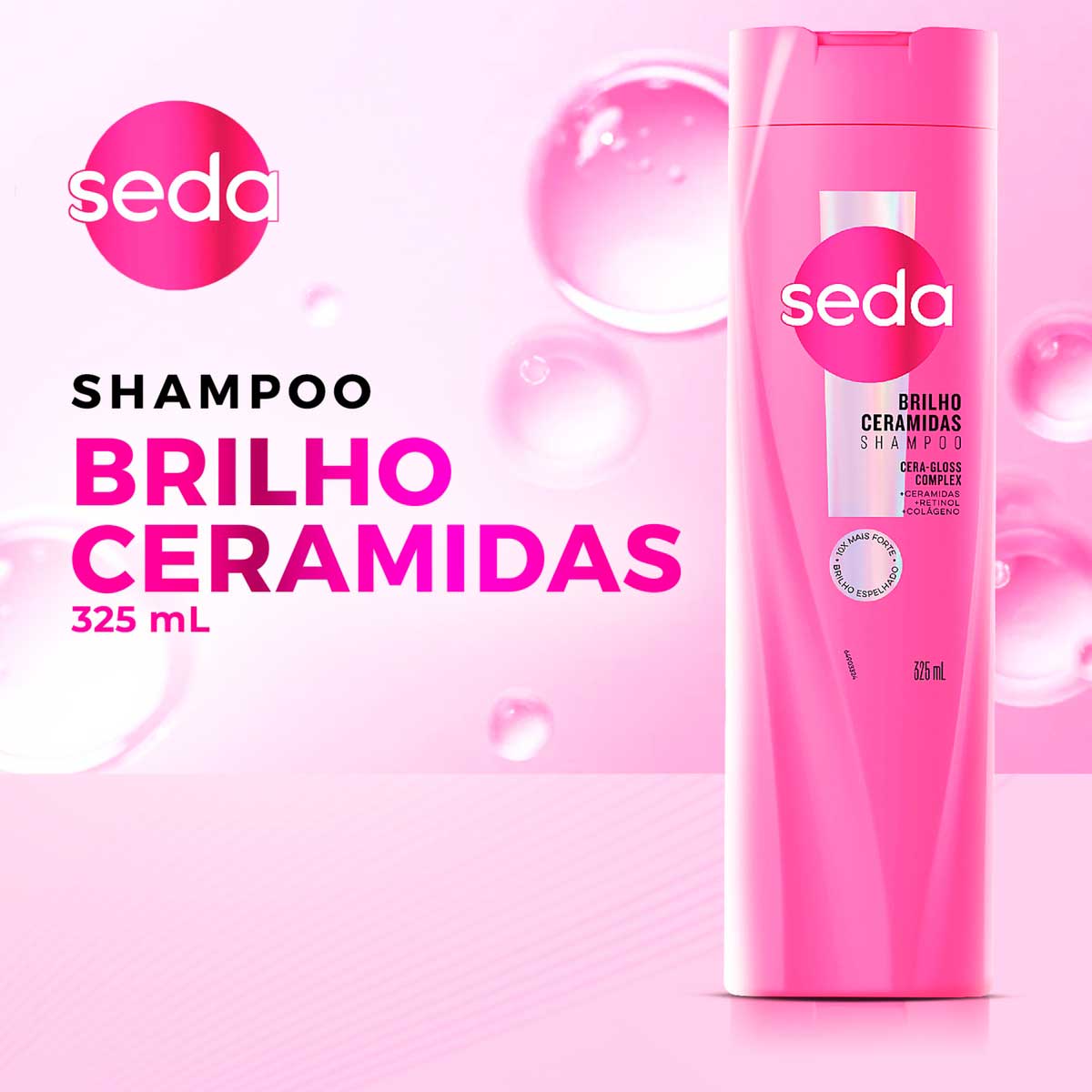 Shampoo Seda Ceramidas Infusao Ativa Retinol e Colageno 325ml