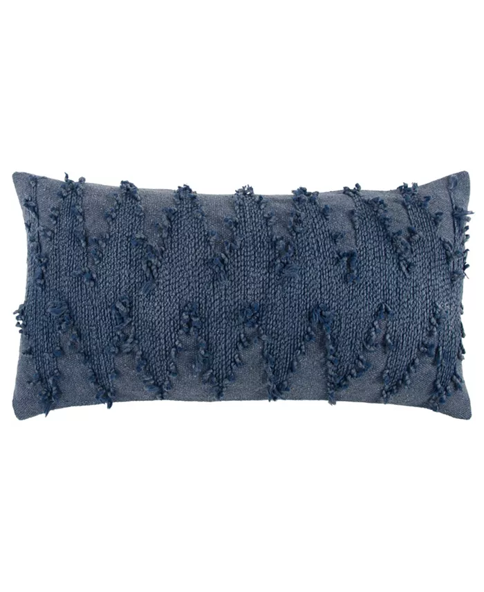 Rizzy Home Deconstructed Chevron Polyester Filled Decorative Pillow， 14