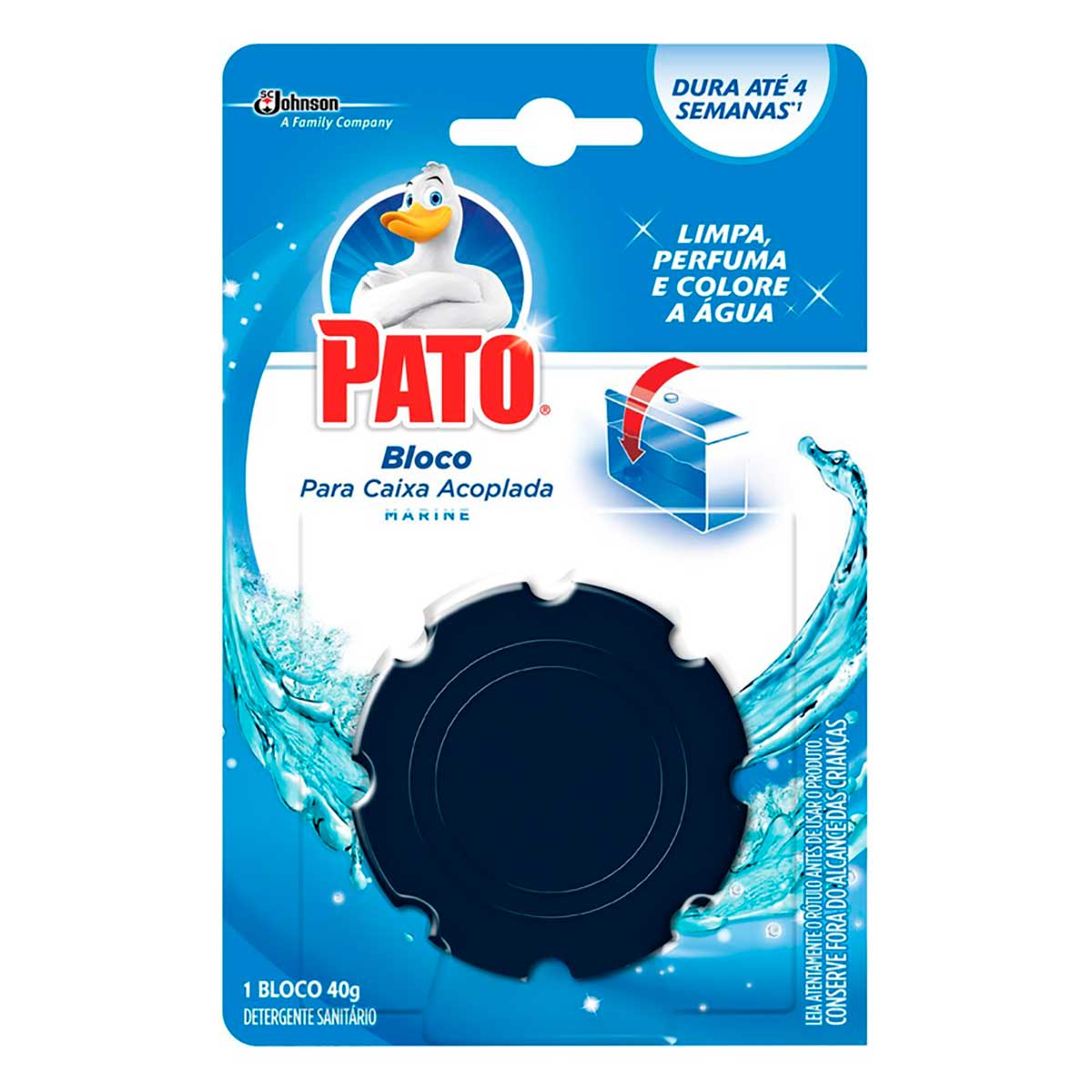 Desodorizador Sanitario Pato Caixa Acoplada Marine 40g