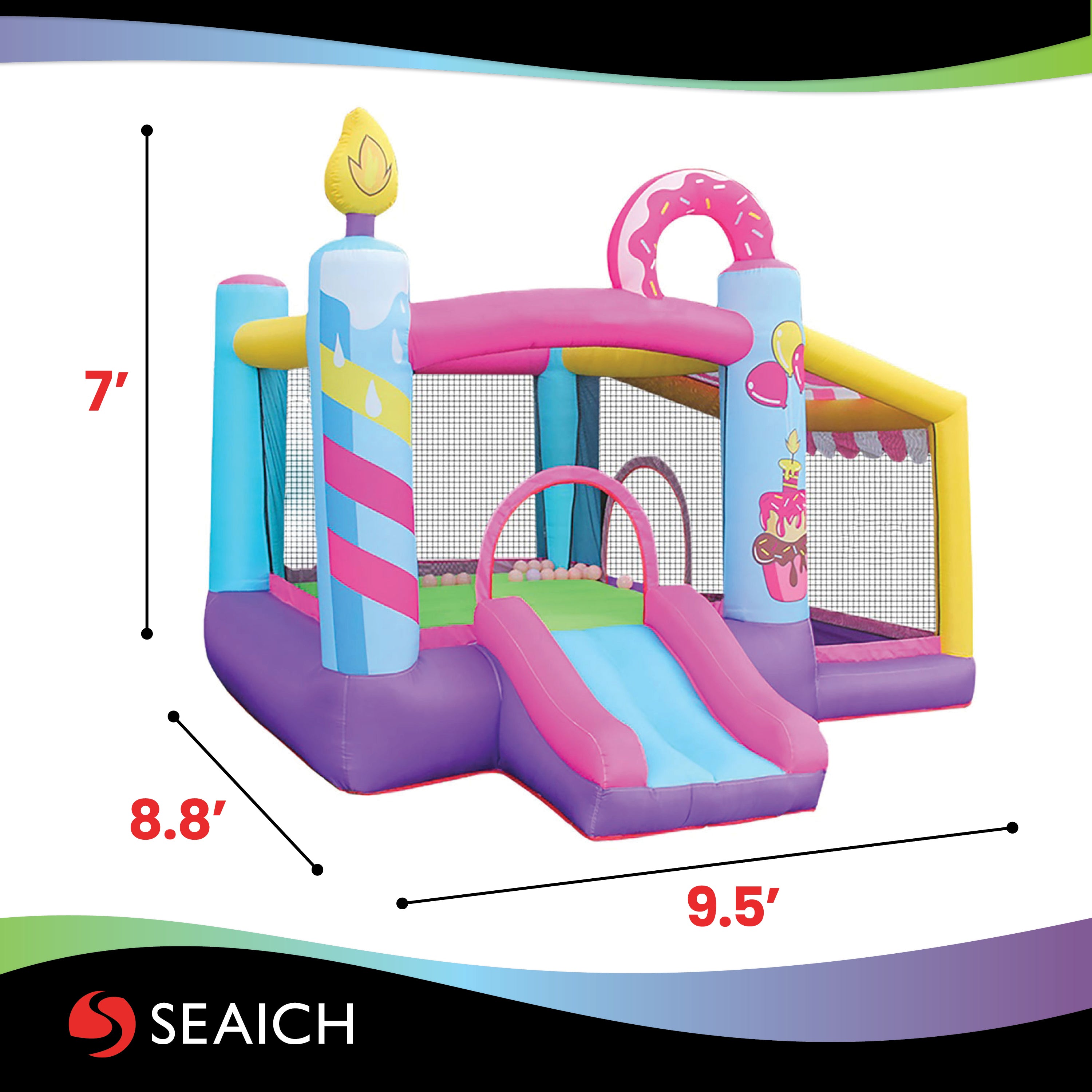 Bounce House Donuts Jumping Castle