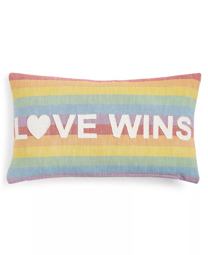 Lacourte Love Wins Cotton Rainbow Stripe Appliquandeacute 14