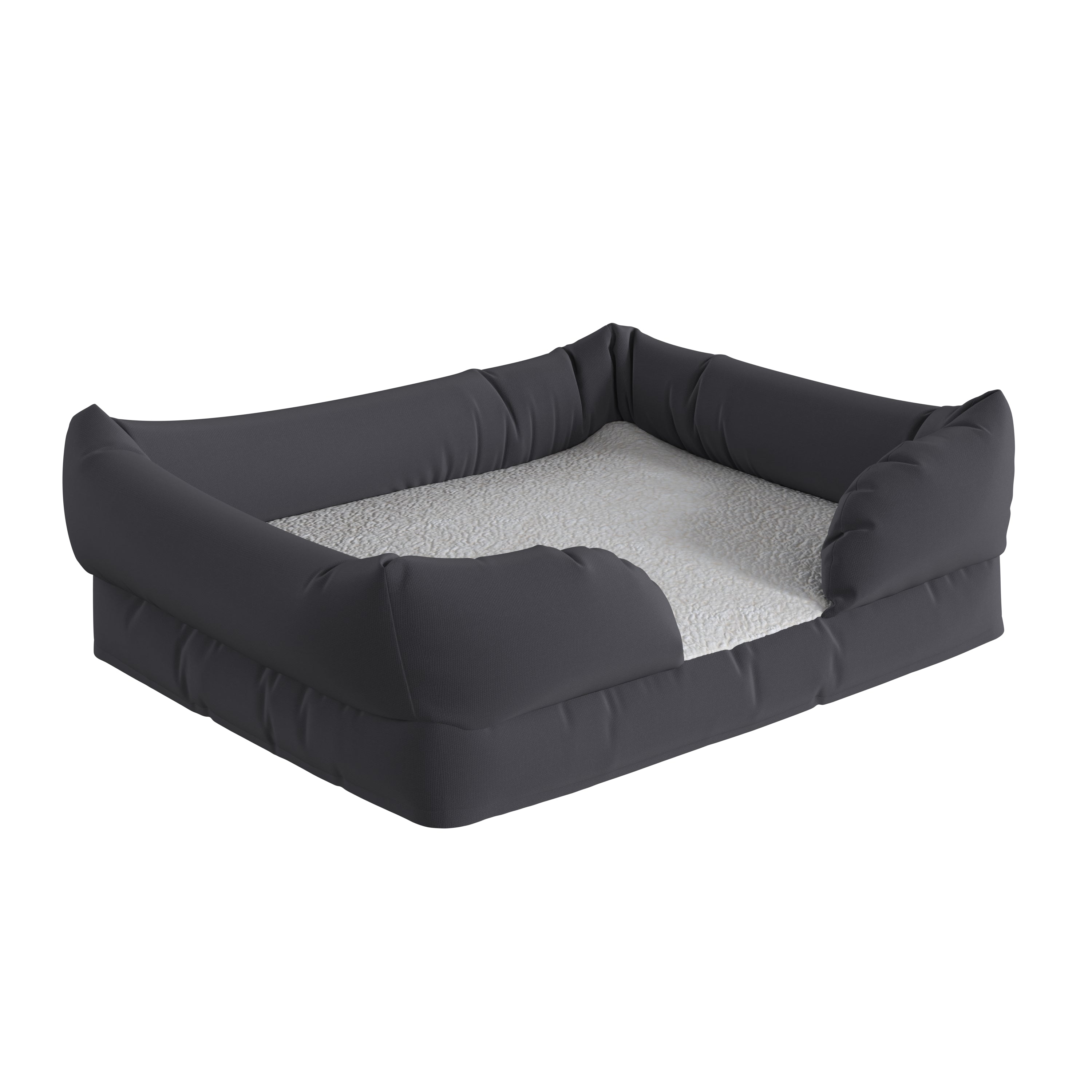 Flash Furniture Cooper Small Memory Foam Pet Bed， Gray