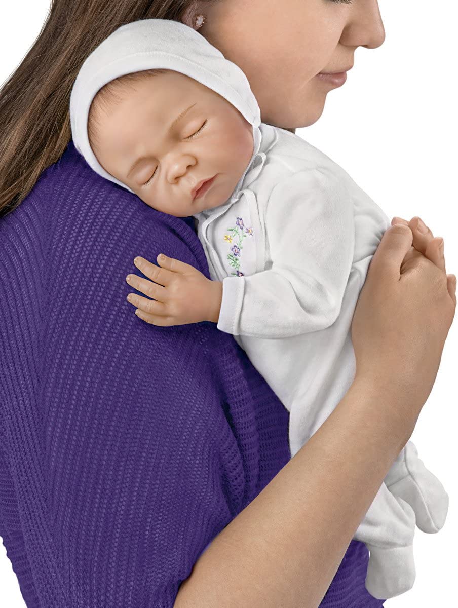 The Ashton - Drake Galleries Baby Girl Doll So Truly Real Collection: Cherish by Renowned Master Doll Artist Denise Farmer 18-inches