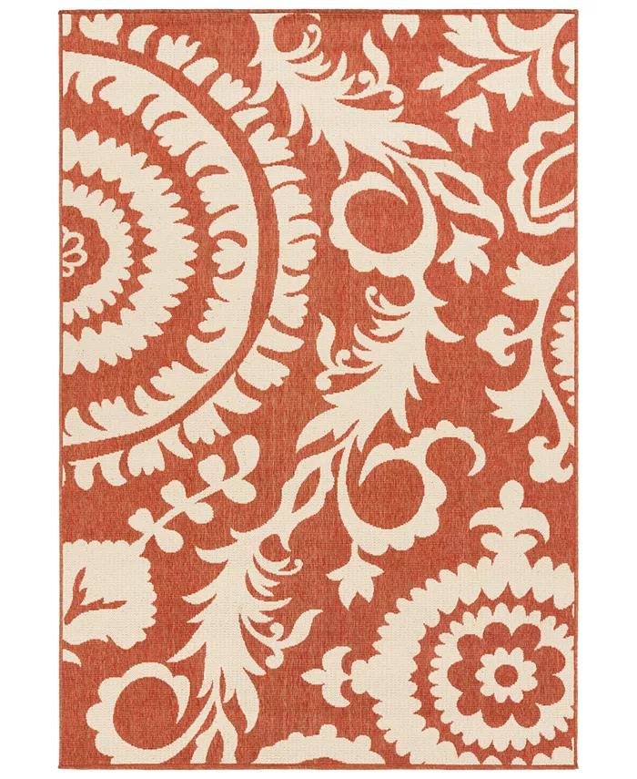 Surya Alfresco ALF-9613 Rust 3' x 5'6