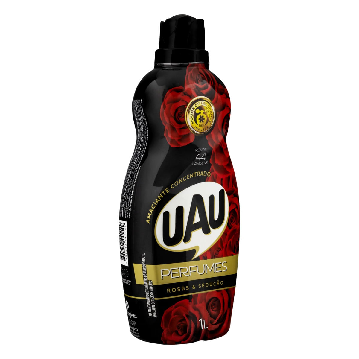 Amaciante de Roupa Concentrado Rosas & Seducao Uau Perfumes 1L