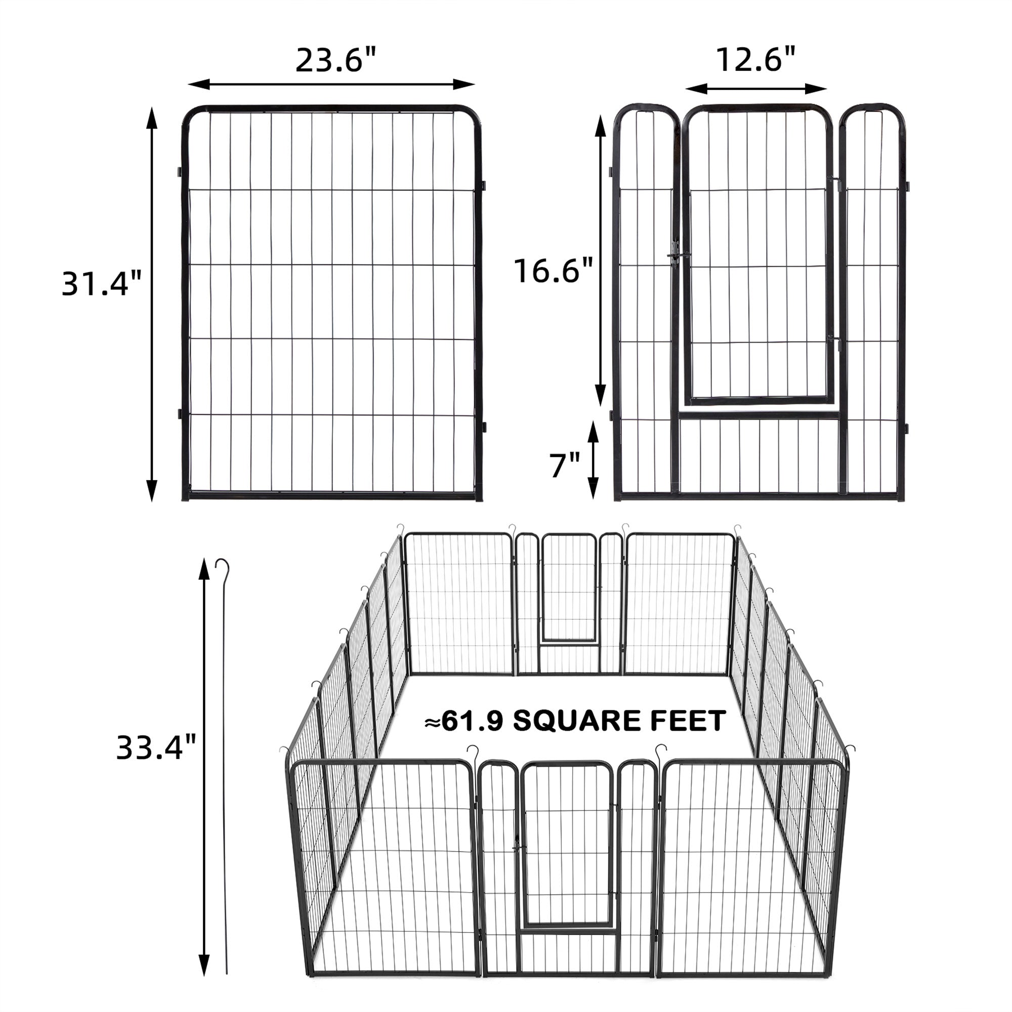 JOMEED Indoor and Outdoor 16-Panel， 31