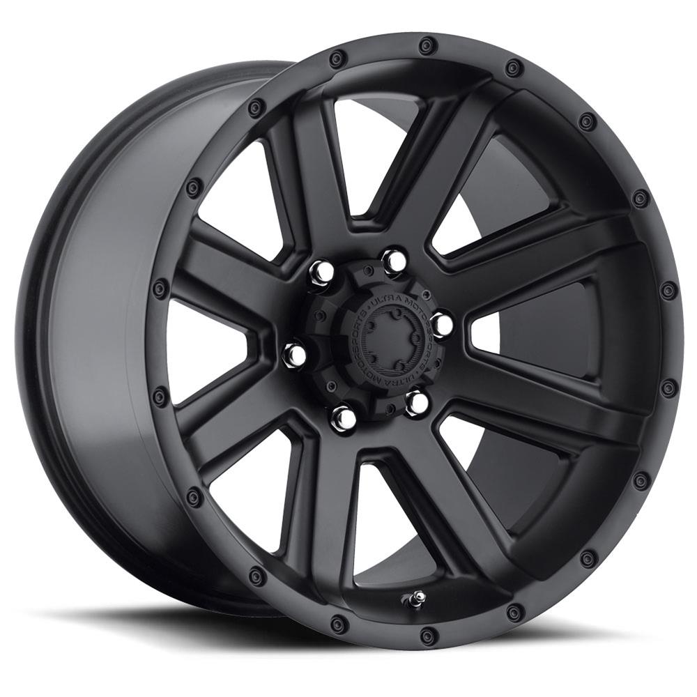 Ultra Wheel Company 195-6886SB Ultra Wheel 195 Crusher Satin Black Wheels