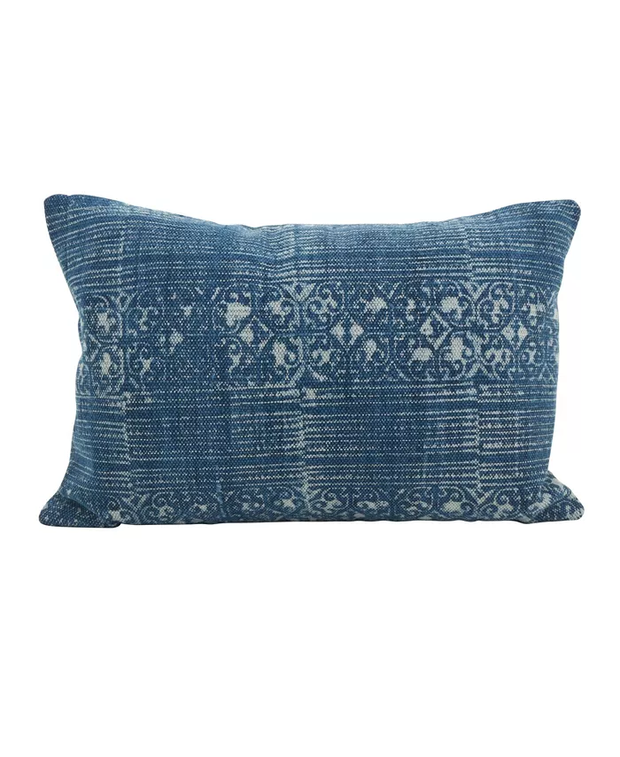 Saro Lifestyle Distressed Boho  Decorative Pillow， 16