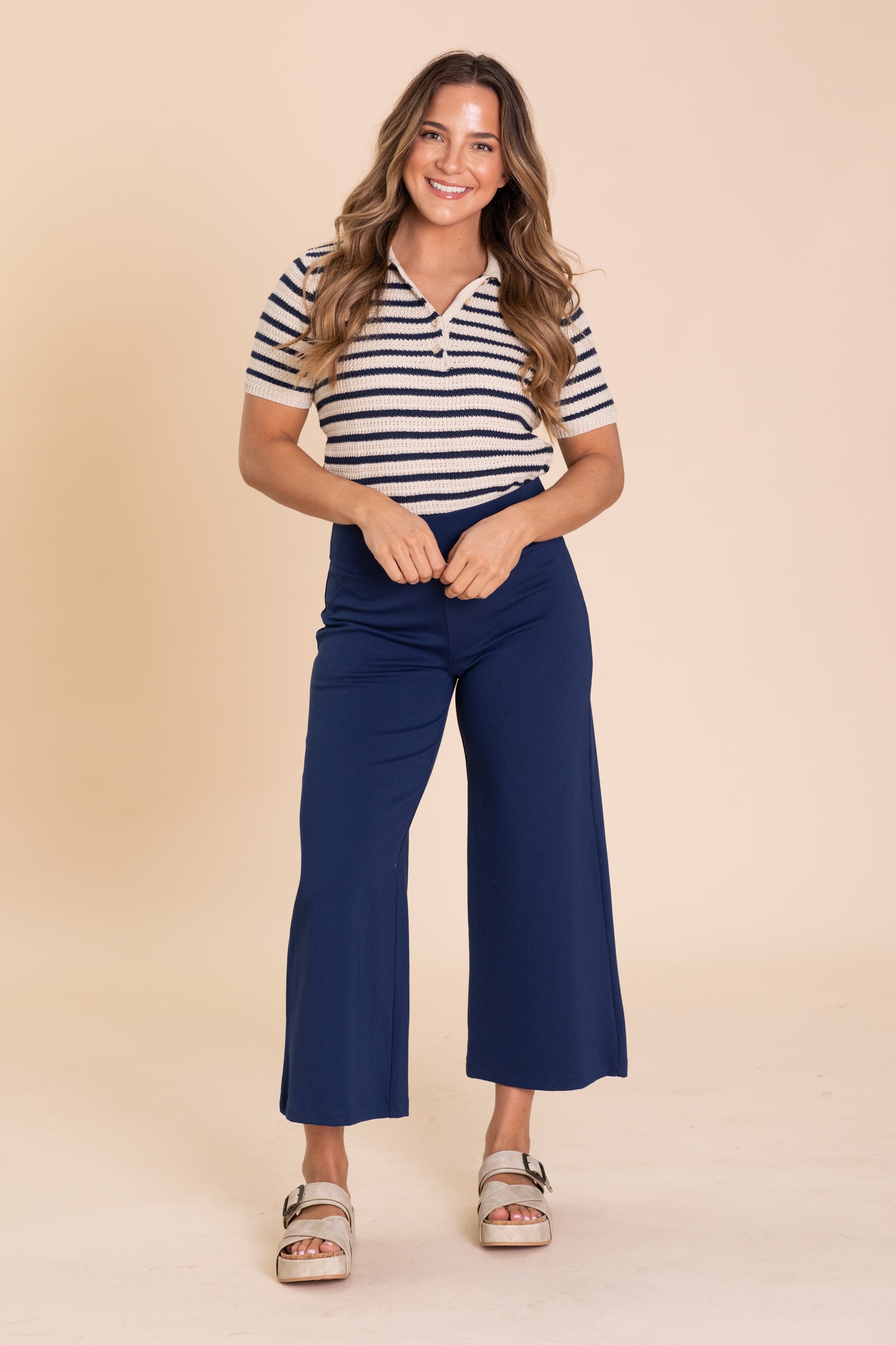 The Magic Cropped Wide Leg Pant