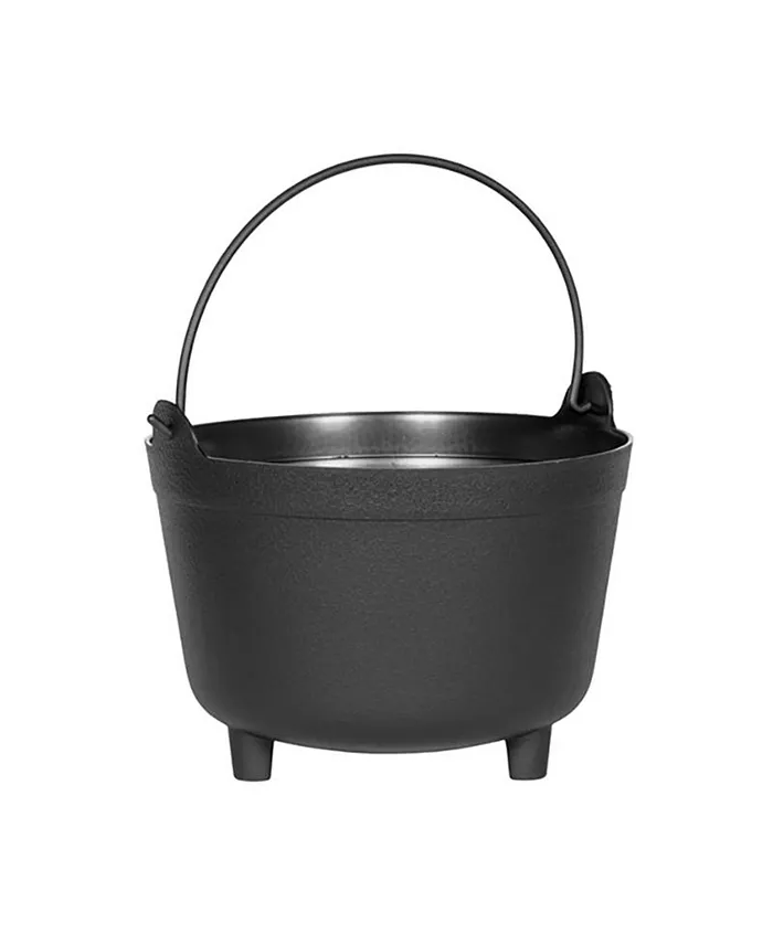Novelty MFG 48098 Antique Kettle Planter 9-Inch Black