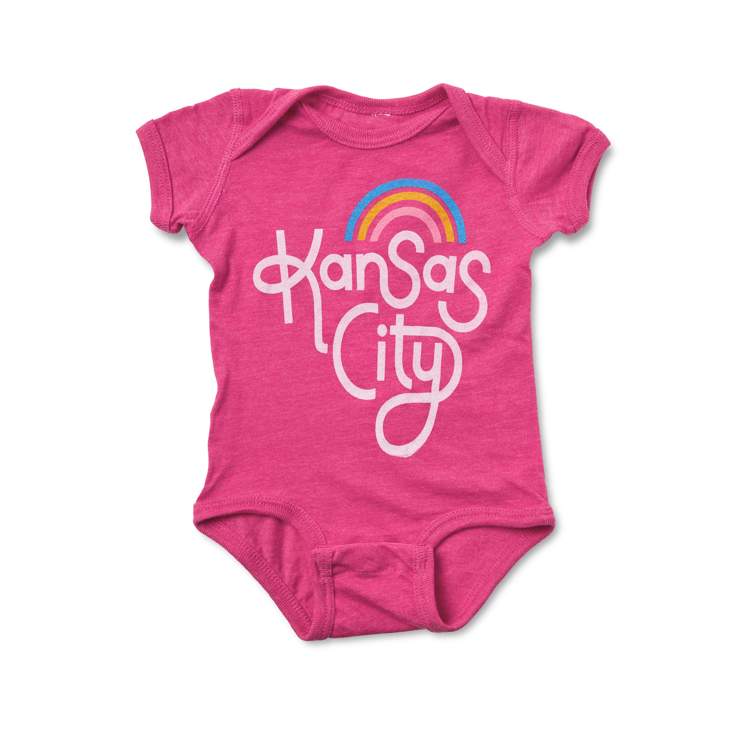 Retro Kansas City Onesie - Berry