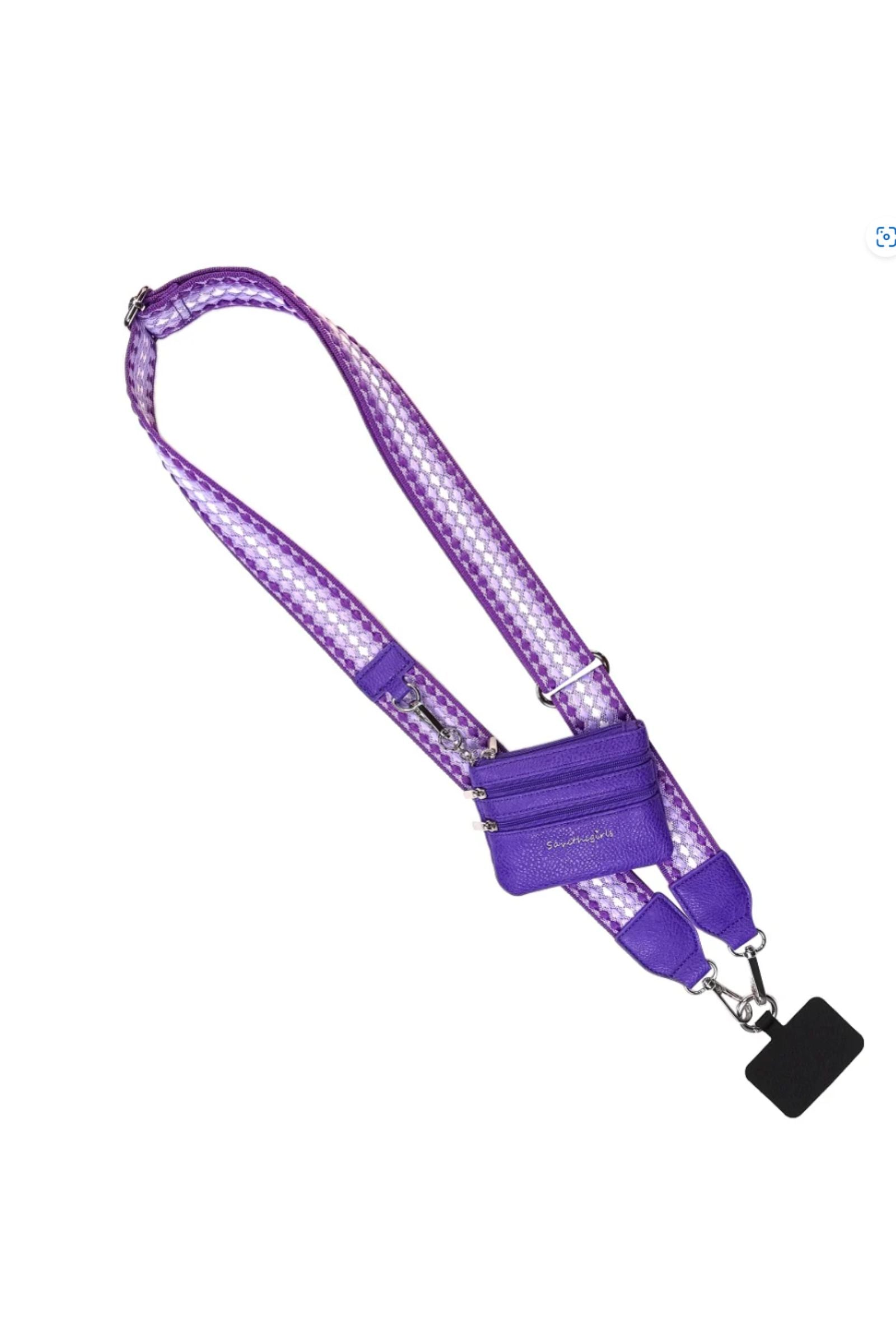 PRE-ORDER Clip & Go Strap w/Zippered Pouch Fun Dots shipping apx 4/30