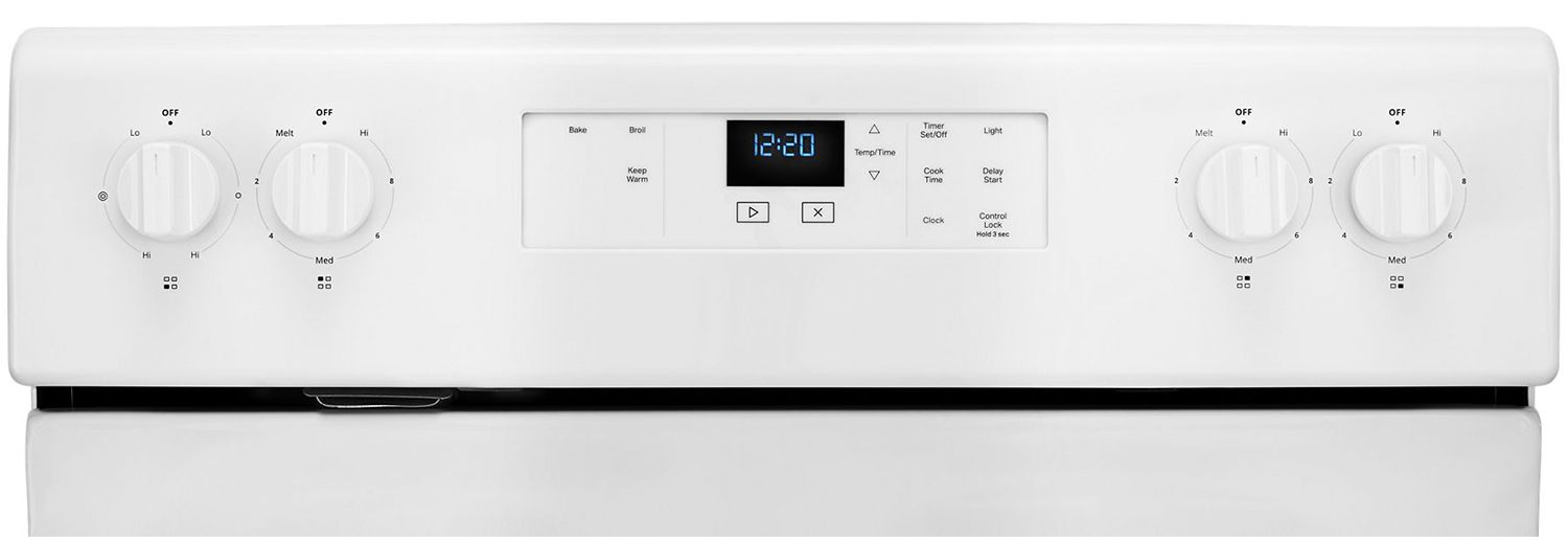 Whirlpool 5.3 Cu. Ft. White Electric Range With Keep Warm Setting